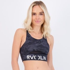 Rise Sports Bra - Paradise Black